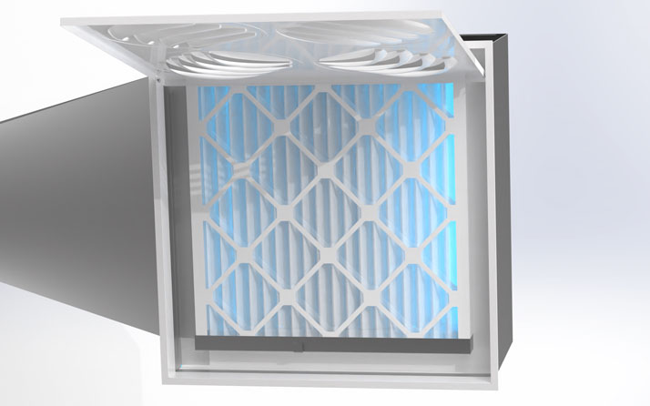 Purification de l'air avec filtre MERV-9
