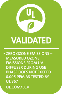 Les Diffuseurs UV sont certifiés zéro émision d'ozone